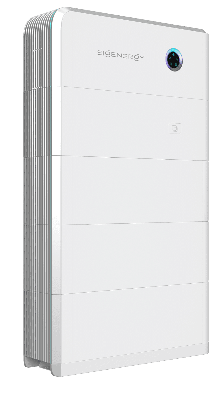 Thuisbatterij van Sigenergy, opgebouwd uit gestapelde modules